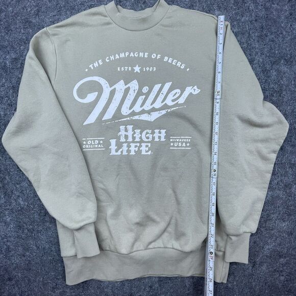 Miller High Life Sweatshirt Extra Small Champagne of Beers Milwaukee USA Brewery - Picture 4 of 7